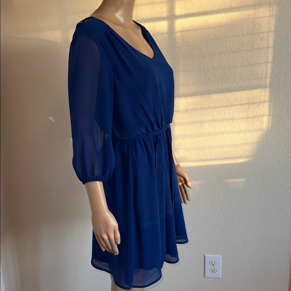 I.N. San Francisco Royal Blue Dress Size Small. - Picture 2 of 15